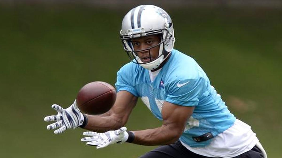 
Carolina Panthers wide receiver Jarrett Boykin (15) is a player to watch as training camp practices open Friday in Spartanburg.
