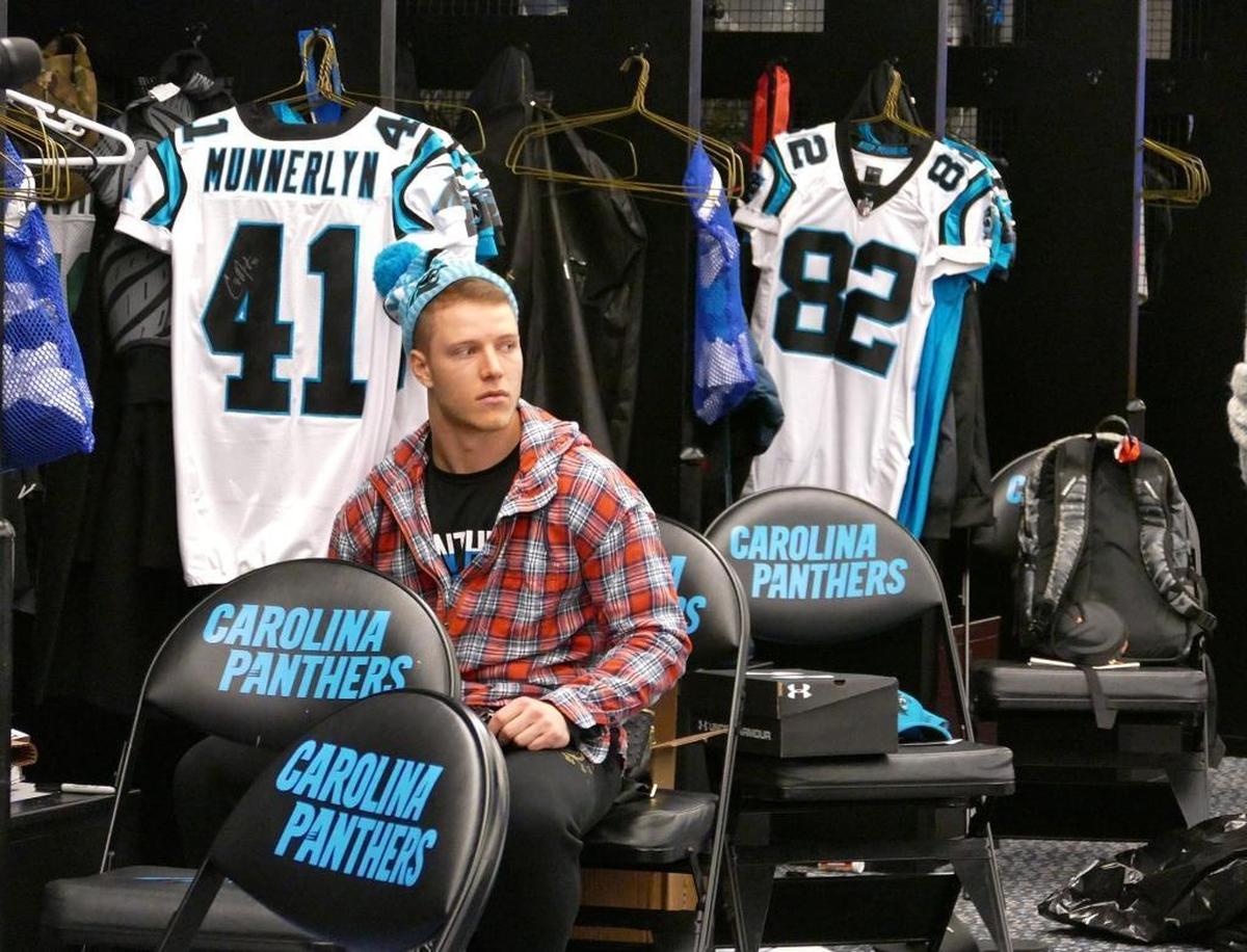 Carolina Panthers running back Christian McCaffrey will be expected to improve as a runner in his second NFL season, and to further adjust to NFL defensive talent.