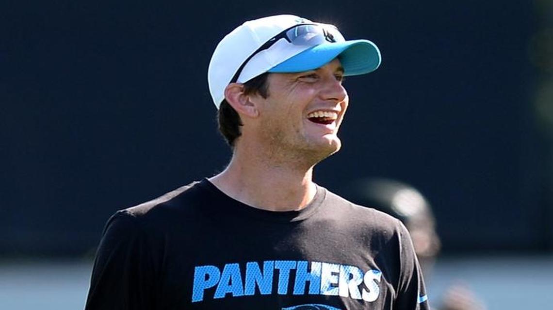 Carolina Panthers quarterbacks coach Ken Dorsey interviewed with the Buffalo Bills on Wednesday for their vacant offensive coordinator position, according to an NFL source.
