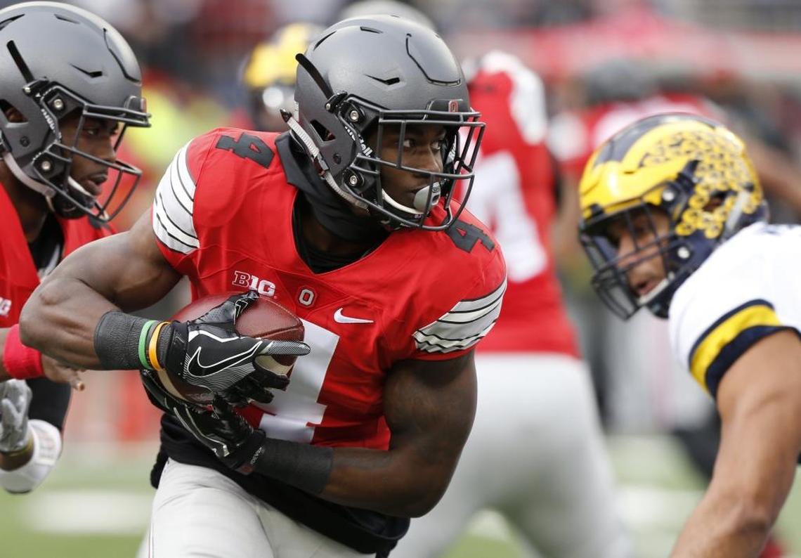 Ohio State running back Curtis Samuel could be a poor man’s Christian McCaffrey in the 2017 NFL draft.