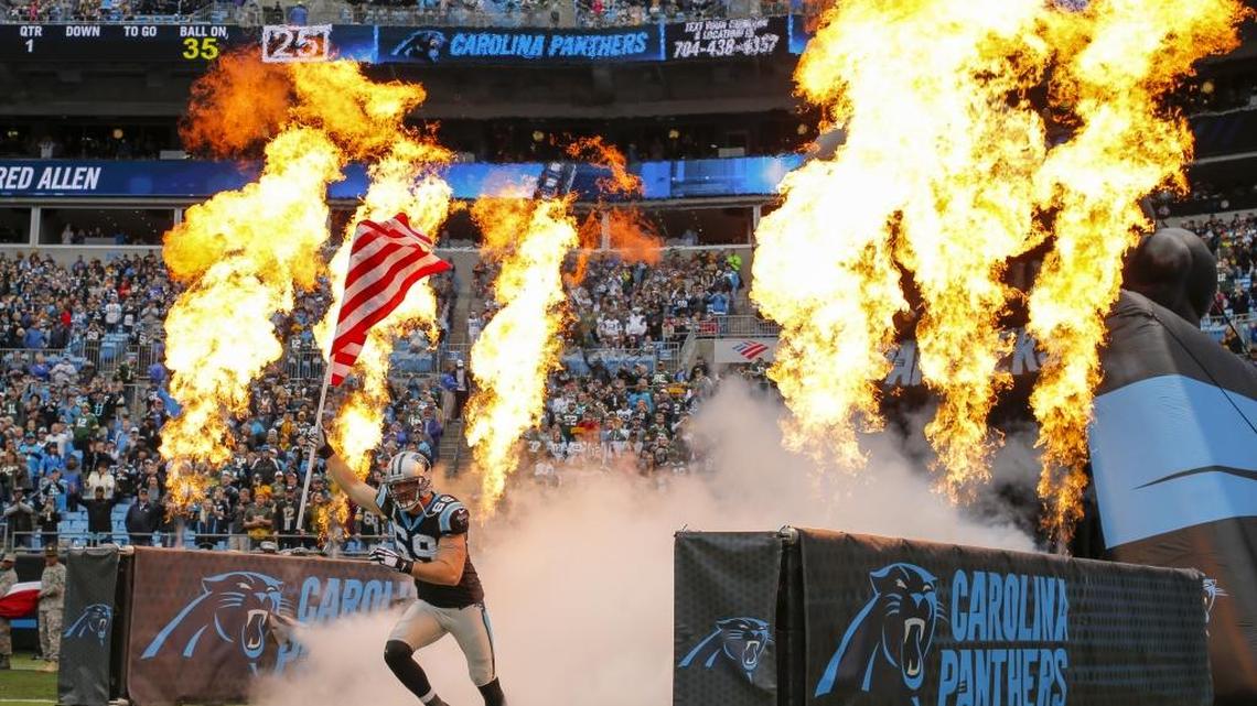 Carolina Panthers defensive end Jared Allen (69) says he’s not sure he’ll play in 2016, but that if he does it would only be for the Panthers.