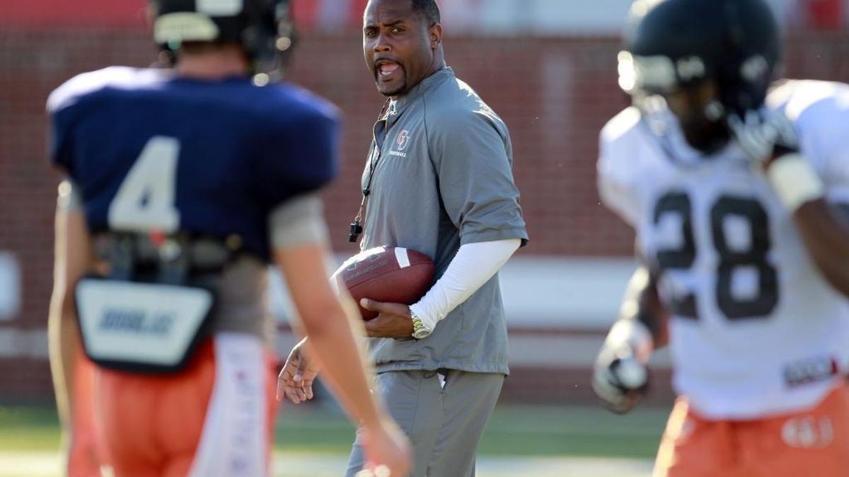 Former Carolina Panthers safety Mike Minter is the football coach at Campbell, where he’ll enter his third season with the Camels this fall. On his three-day trip to pro days, the Observer’s Jonathan Jones visited Minter.