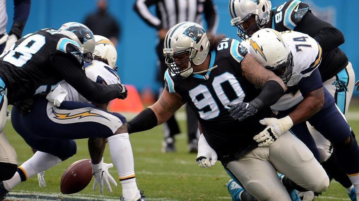 The Carolina Panthers have released defensive tackle Paul Soliai, who signed a two-year, $7 million contract a year ago.