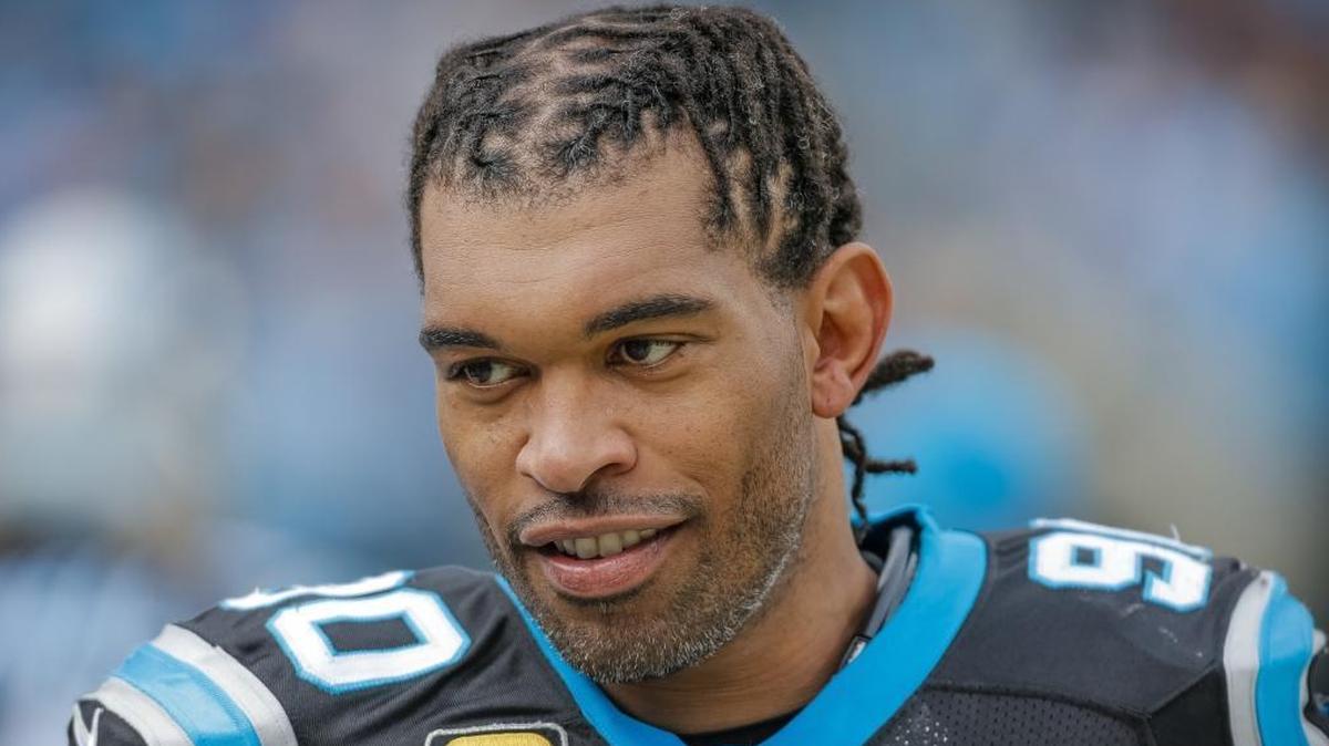 Carolina Panthers defensive end Julius Peppers (90) had surgery on his right shoulder on Thursday, and posted about it on Instagram afterward.