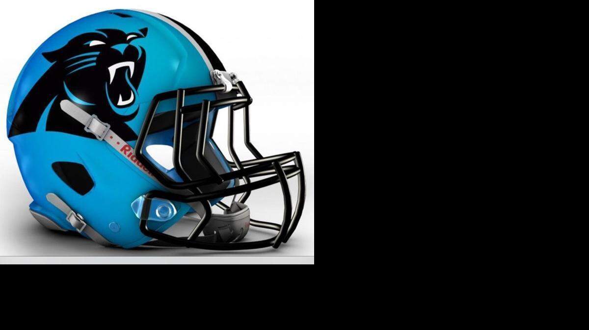 
A Carolina Panthers concept helmet that is one of a complete set released by Deeyung Entertainment on Tuesday. Thoughts?
