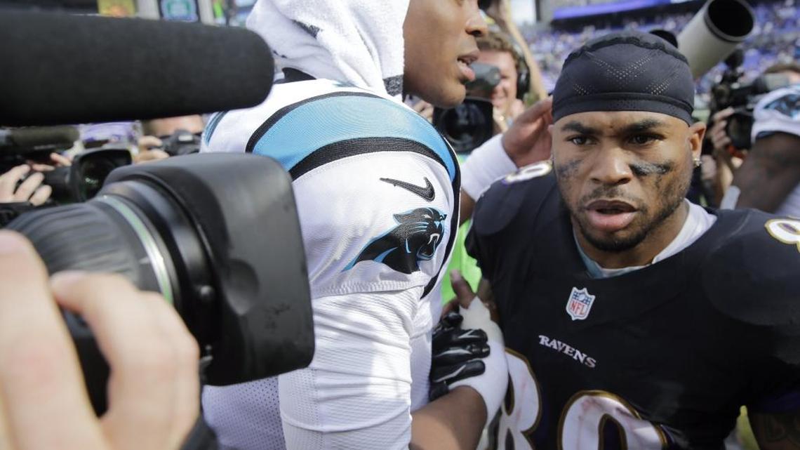 Former Panthers wide receiver Steve Smith (89) torched the Panthers as a member of the Baltimore Ravens in 2014, and he hasn’t been back to Bank of America Stadium since being unceremoniously cut by Carolina. That changes tonight, when he’s part of the NFL Network team broadcasting the Panthers’ exhibition against Houston.