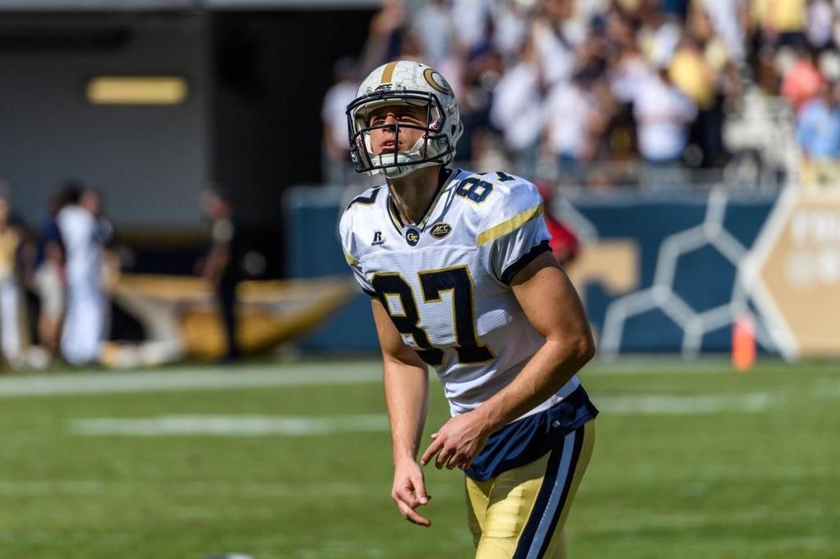 Former Georgia Tech kicker Harrison Butker was drafted in the seventh round last week by the Carolina Panthers.