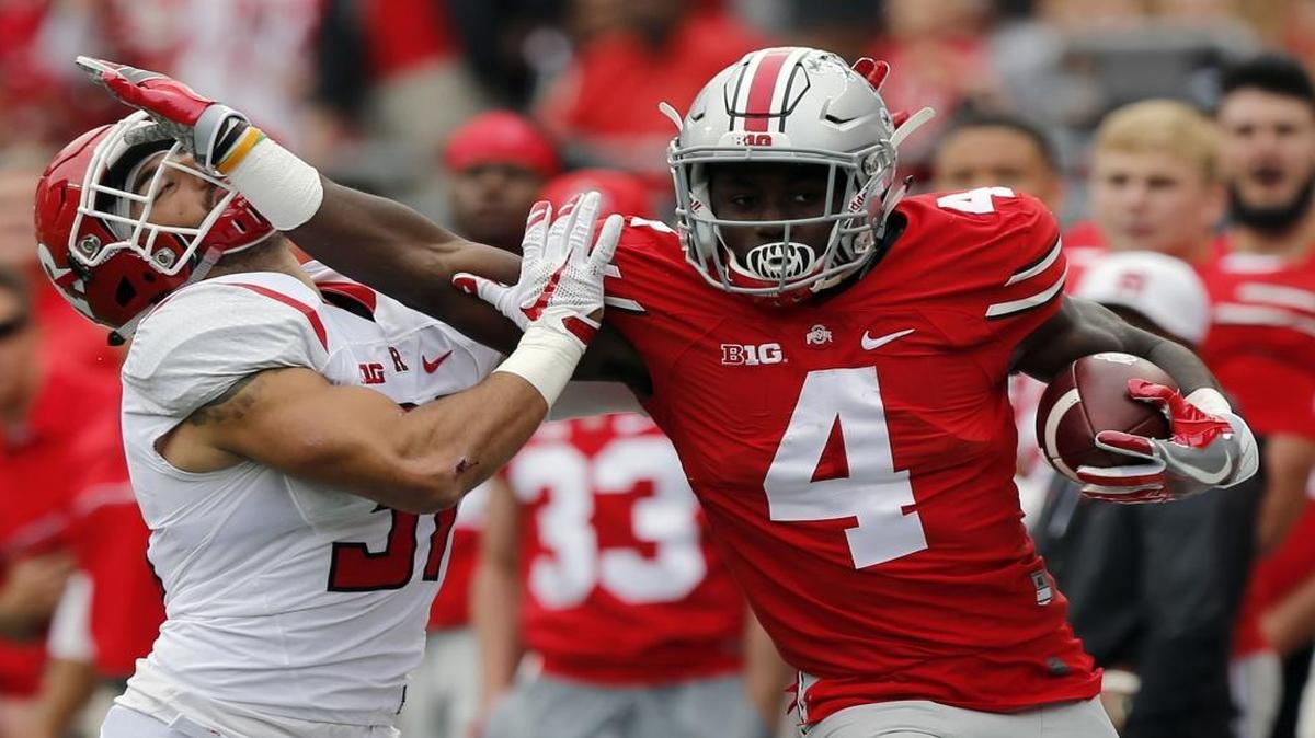 Ohio State’s Curtis Samuel, right, joins Christian McCaffrey in pushing aside the Carolina Panthers’ penchant for plodding receivers, adding another versatile weapon for Cam Newton.