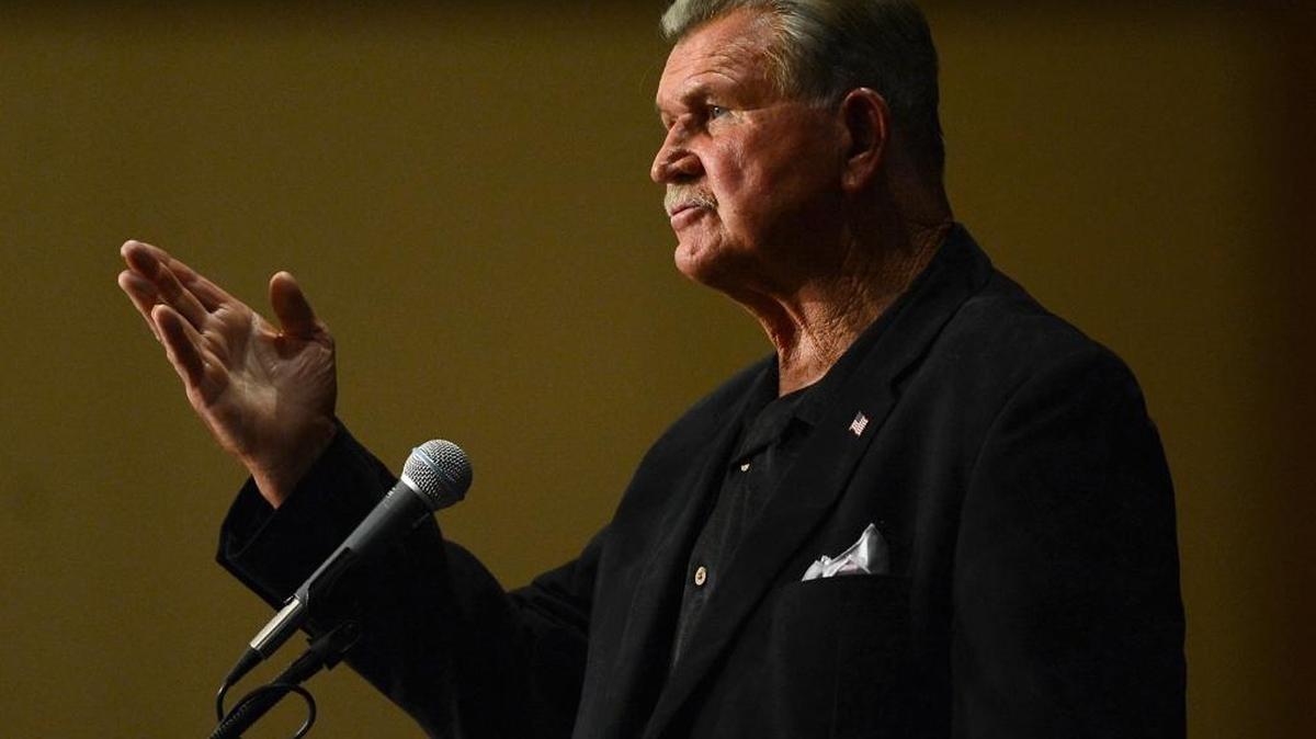 ESPN commentator Mike Ditka was in Charlotte to film a segment that will broadcast on Jan. 17.