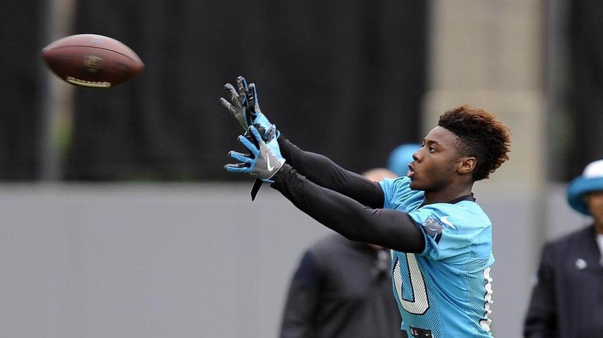 Carolina Panthers rookie wide receiver Curtis Samuel’s mom dropped him off this week at Wofford College in Spartanburg for NFL training camp. She had a good reason.