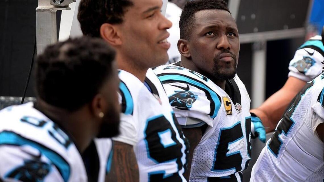 Thomas Davis’ gesture during the national anthem is one he thinks America needs