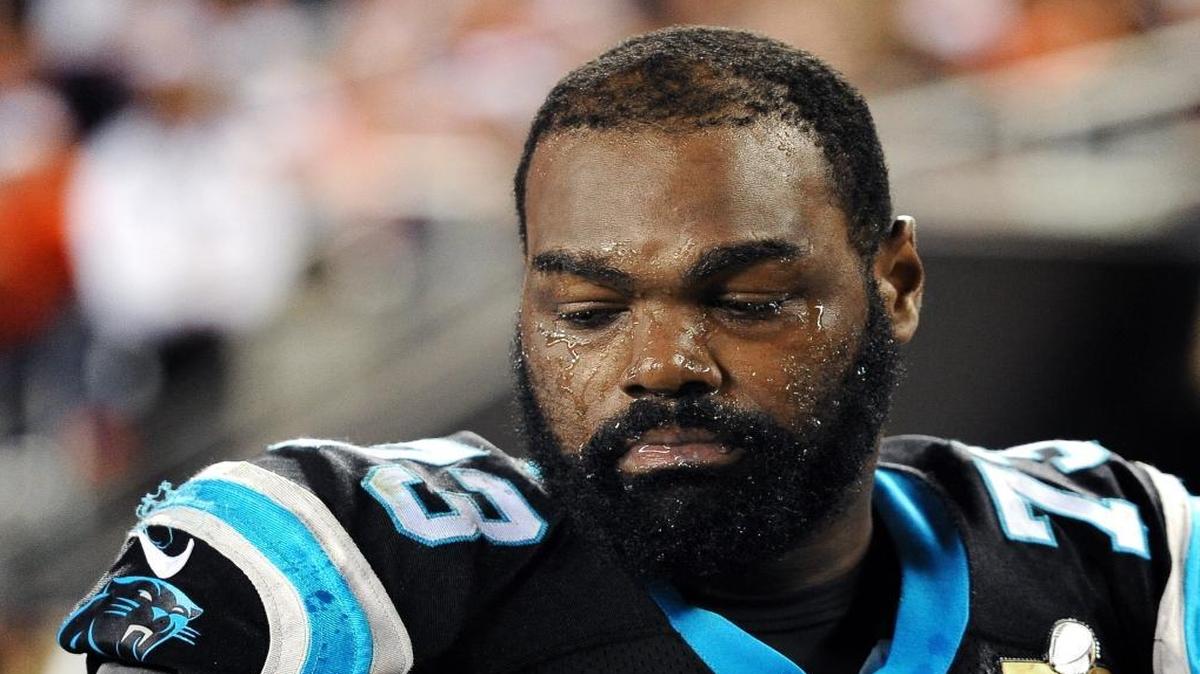 Carolina Panthers left tackle Michael Oher is in the concussion protocol after reporting symptoms on Friday, and he’ll miss Sunday’s game at Atlanta.