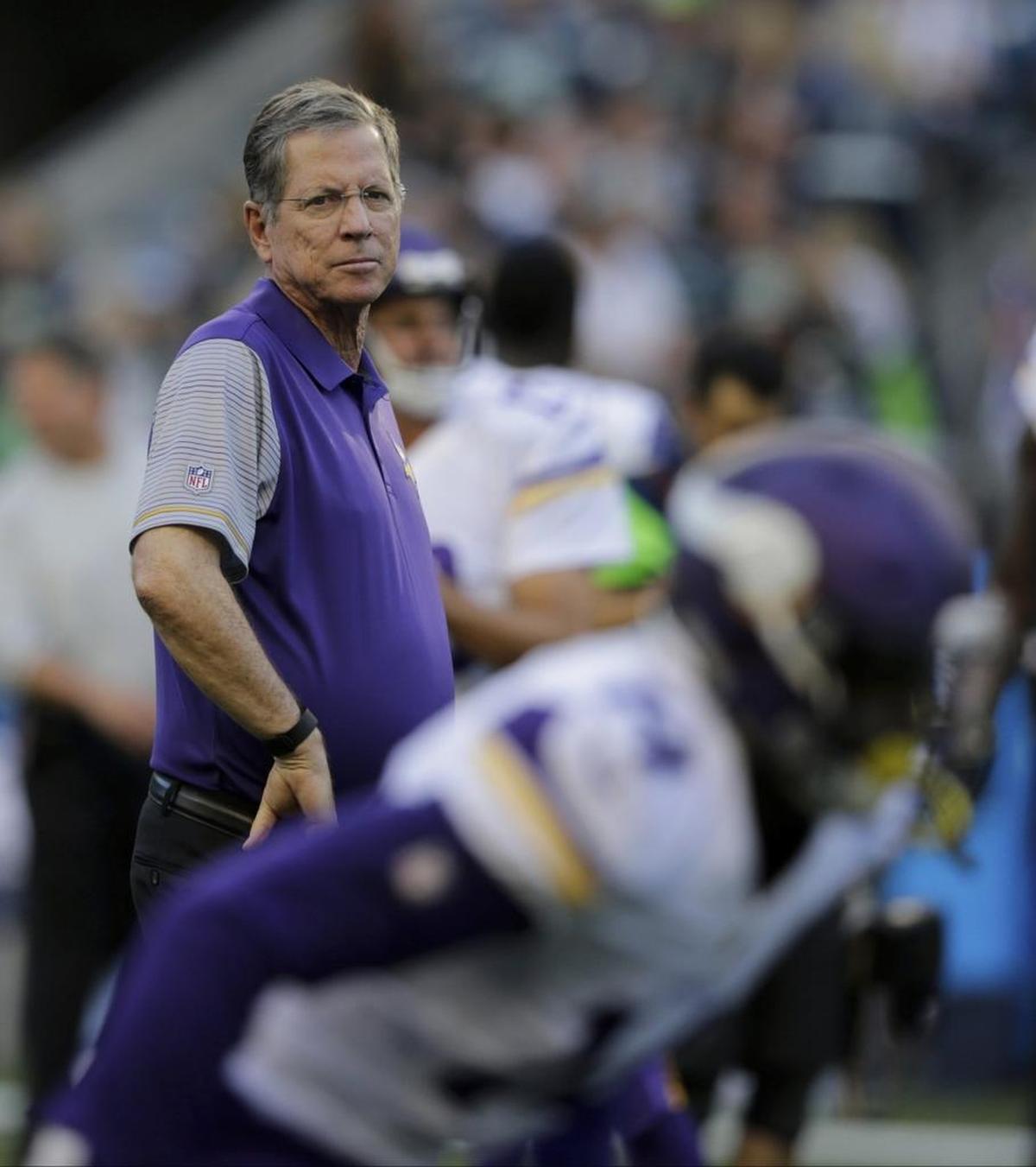 Panthers coach Ron Rivera says new offensive coordinator Norv Turner, pictured with Minnesota, wants to help Cam Newton, not change him.