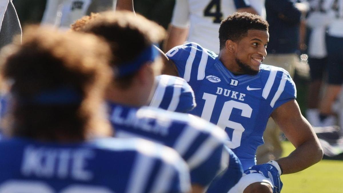 Duke safety Jeremy Cash (16) went undrafted despite being an All-American and the ACC’s defensive player of the year. He signed with the Carolina Panthers on Saturday.