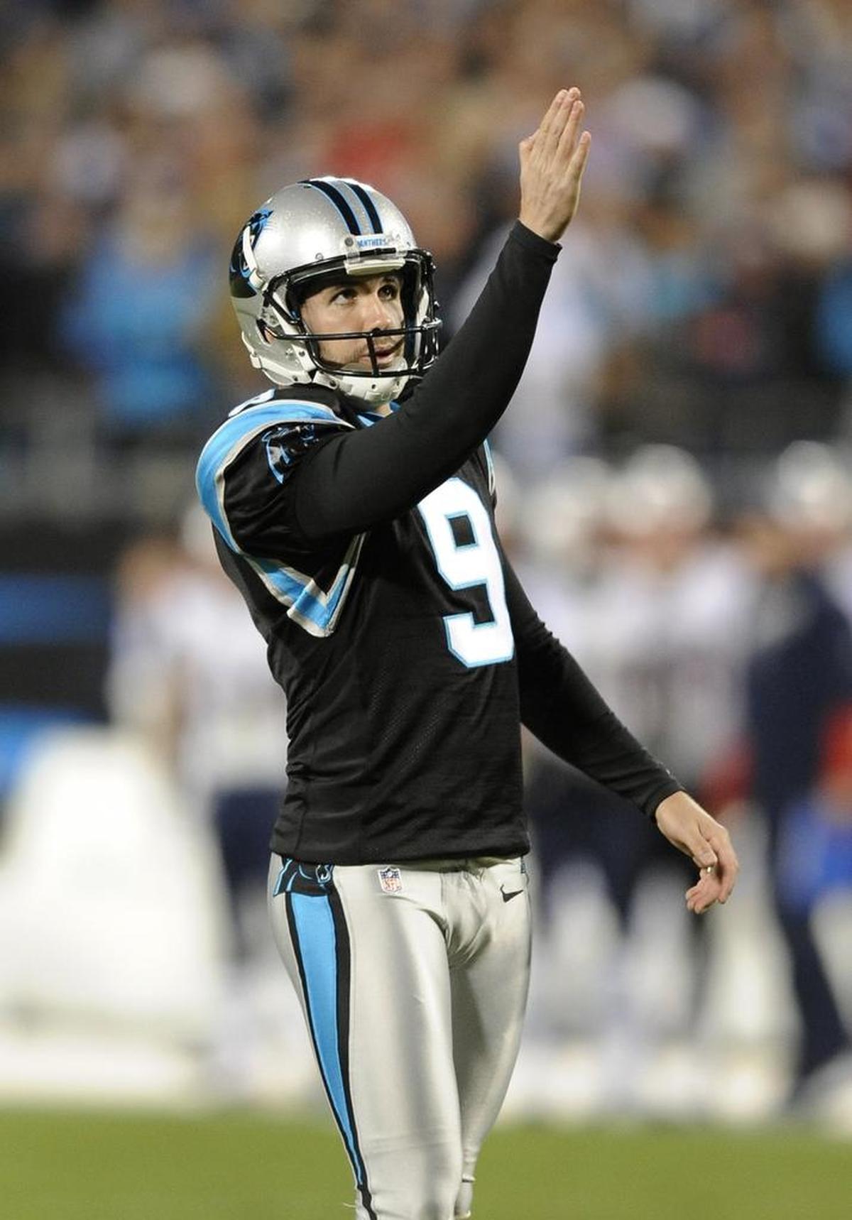 Panthers kicker Graham Gano lining up a kick before an attempt has been a familiar sight to Carolina fans since 2012, when Gano joined the team.