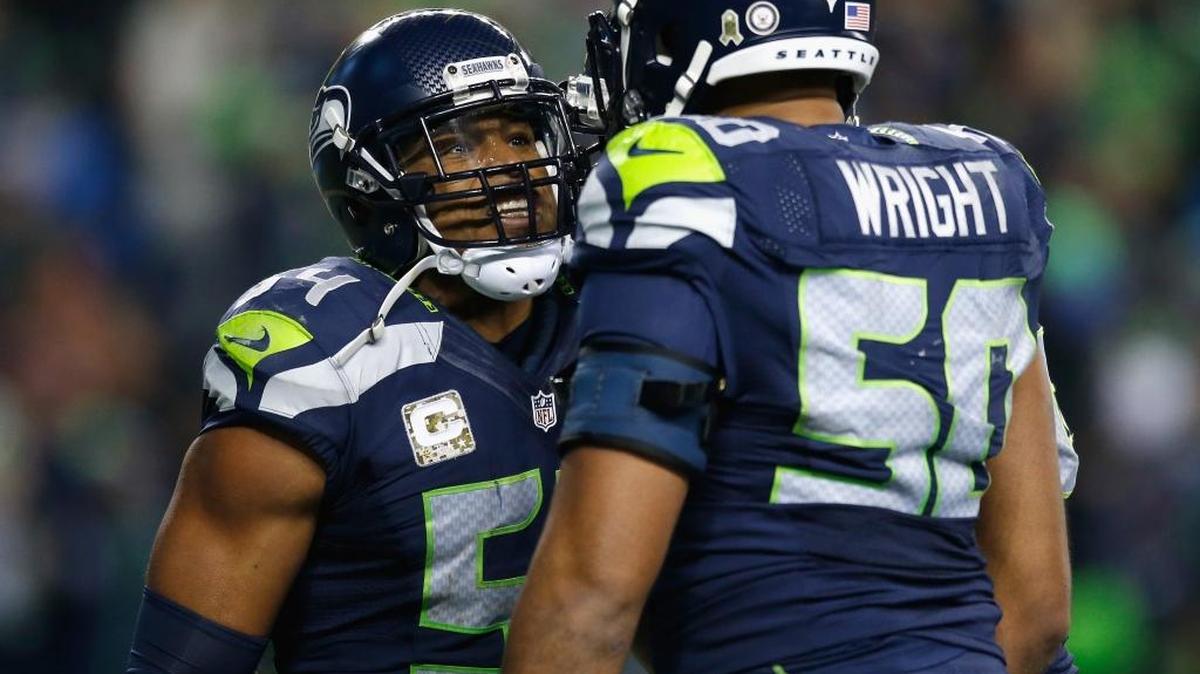 Seattle’s K.J. Wright, left, and Bobby Wagner make up one of the best linebacking duos in the NFL.