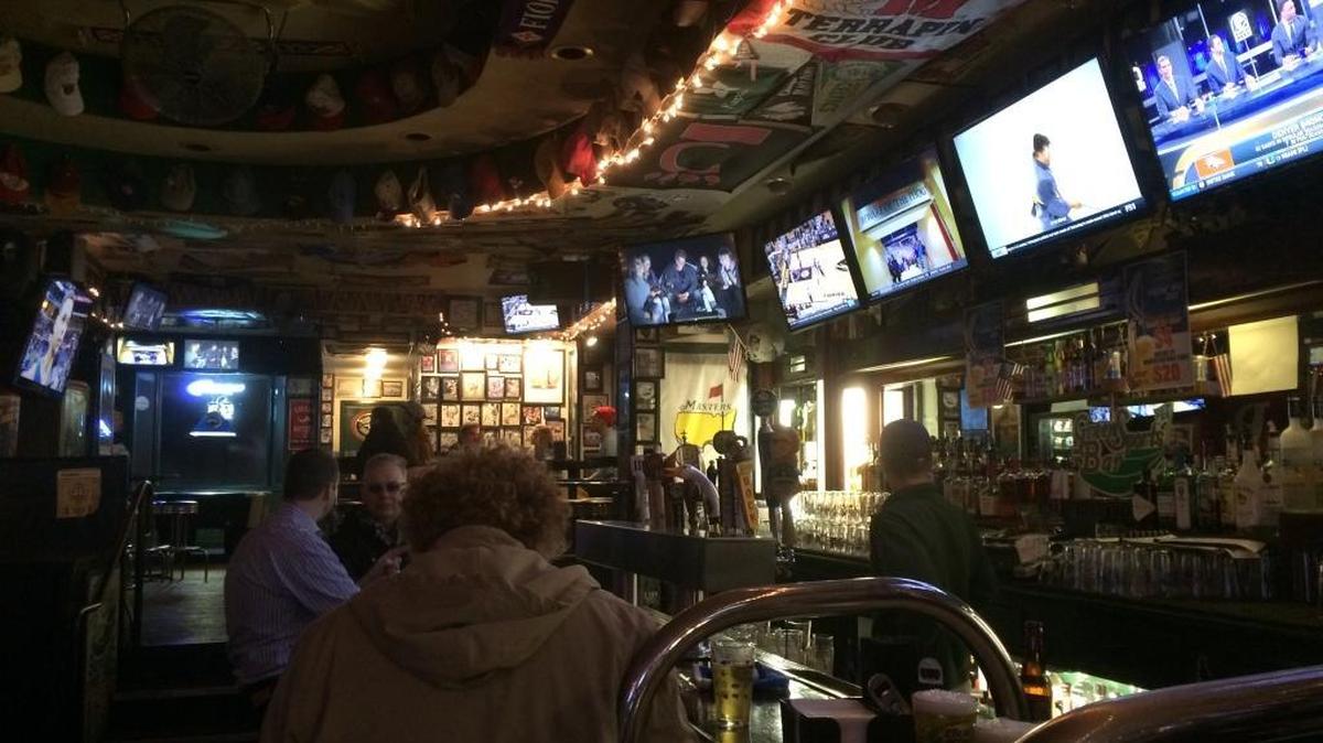 Inside Greens Sport Bar in San Francisco