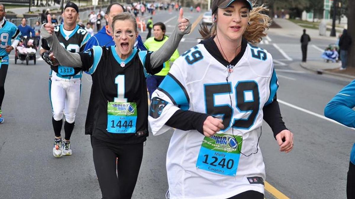 Scene from last year’s Super Run 4 Miler in Charlotte.