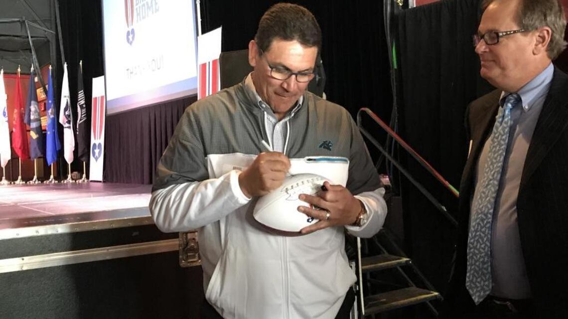 How Ron Rivera learned leadership from his mom and the military