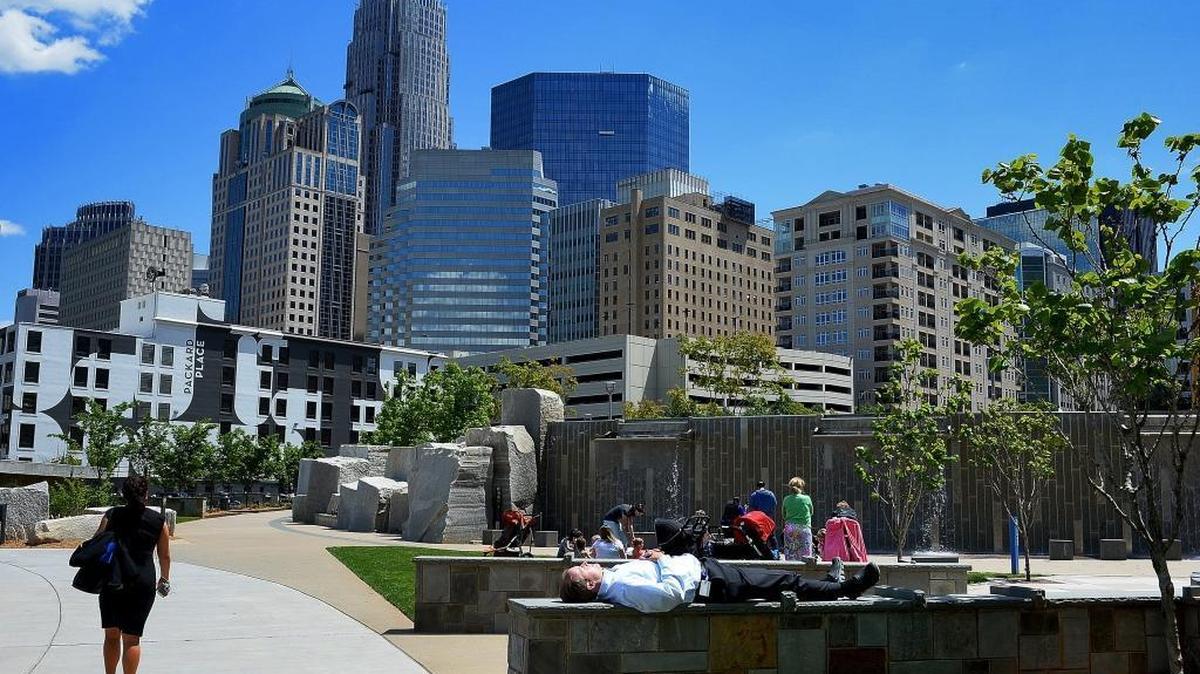 What city can compete with this uptown Charlotte scene?