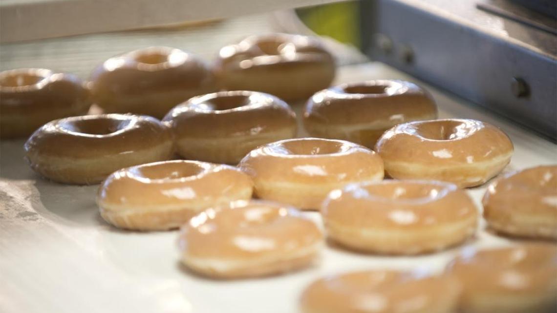 Krispy Kreme glazed doughnuts