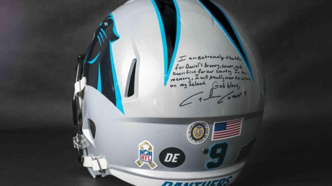 Carolina Panthers honor the military during Kansas City game