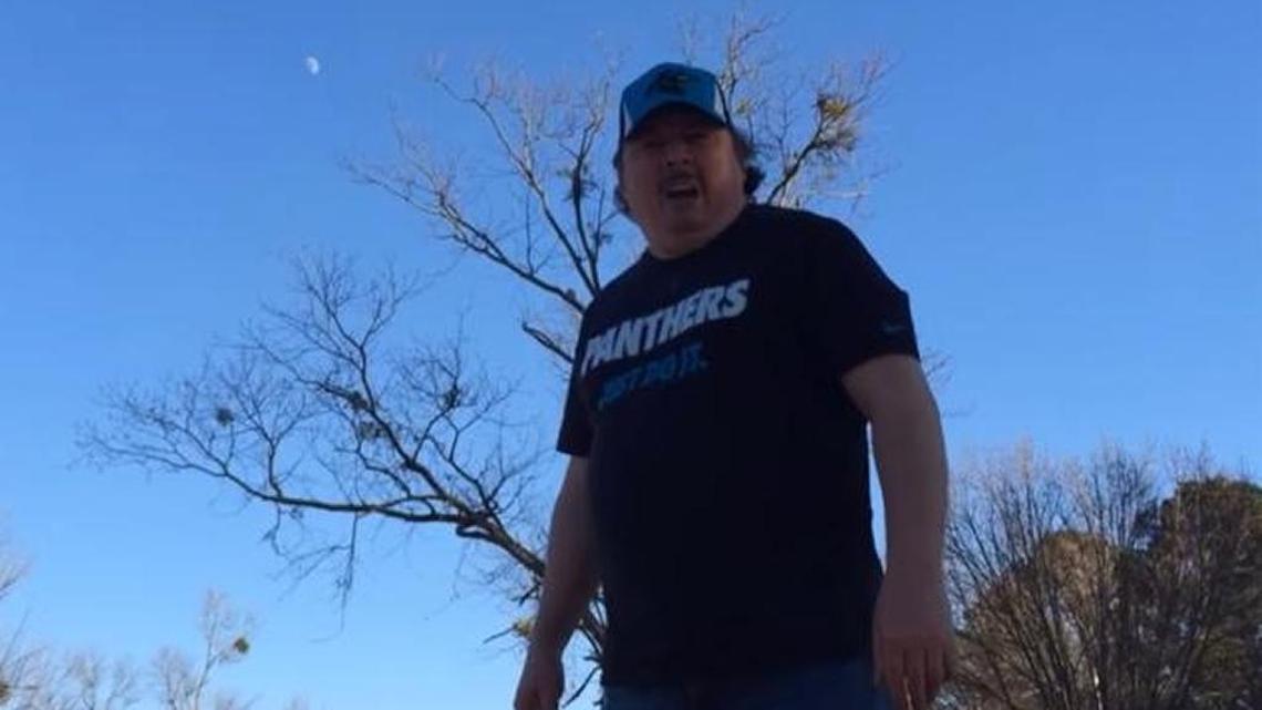 Panthers superfan Ken Woodley, 50, of Greenville, N.C., put some basic team enthusiasm in a rap lyric, added a very basic beat and put it out there on YouTube for the other fans. About 125,000 people have viewed his work.