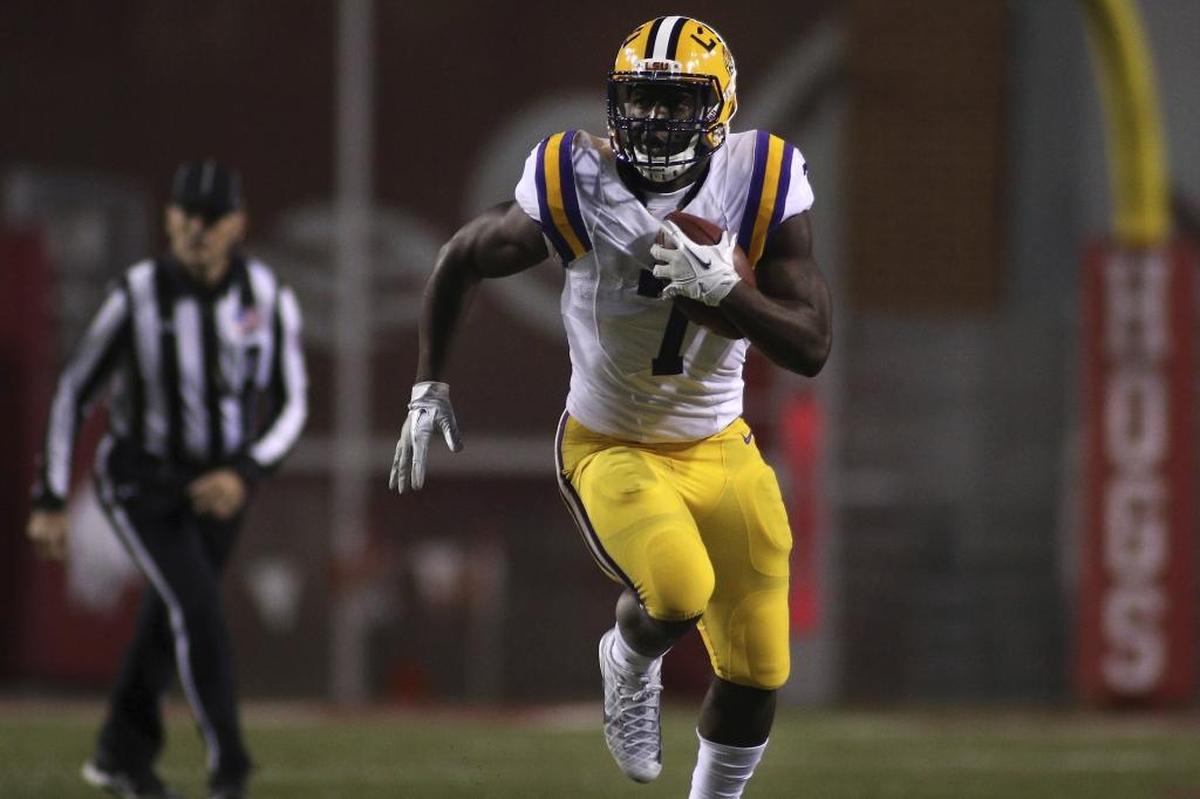 Running back Leonard Fournette, who is entering the NFL draft after three seasons at LSU, set school single-season records with 1,953 rushing yards and 22 rushing touchdowns as a sophomore.