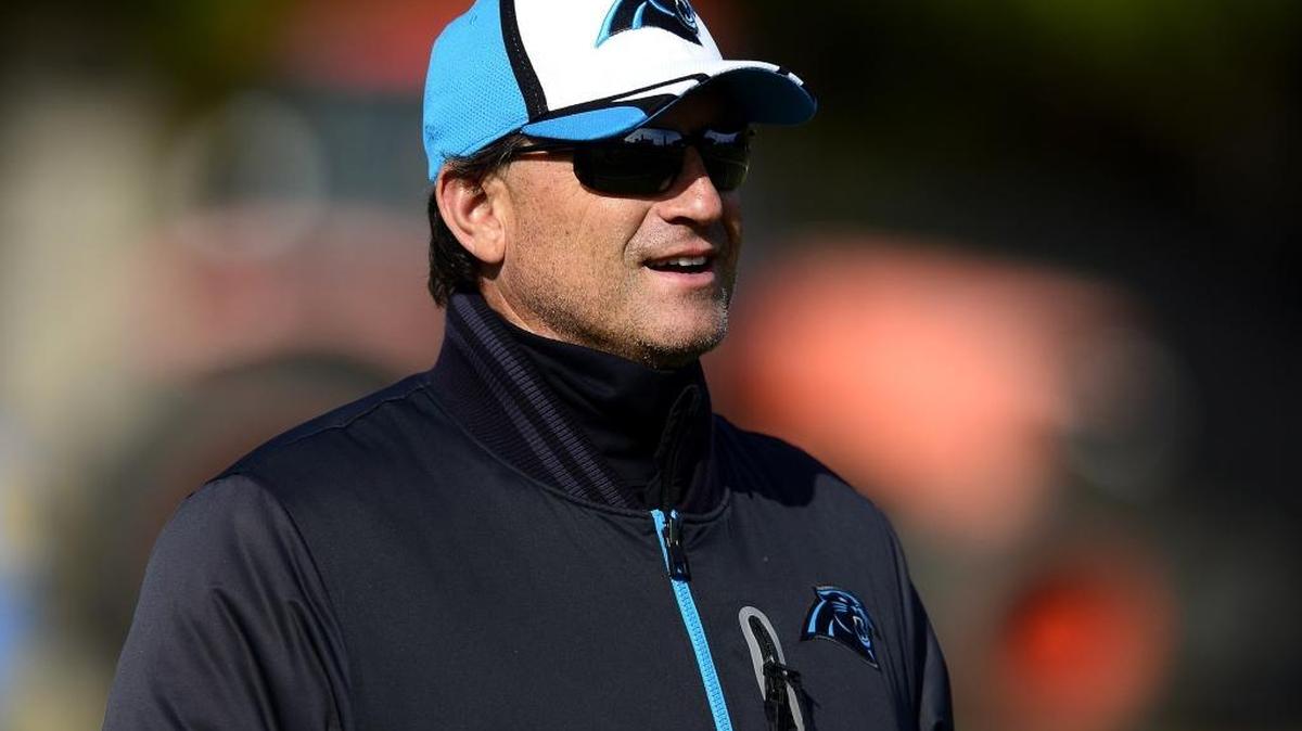 Carolina offensive coordinator Mike Shula has been mentioned in stories about the University of Miami’s head coaching vacancy, but he’d have to wait if interested, his boss says.
