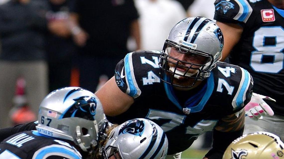 Carolina Panthers left tackle Mike Remmers owns a drone, which he plans on taking cross country to make photos and video.