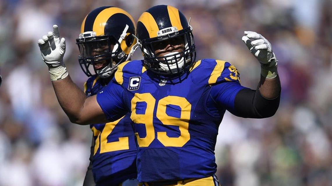 Los Angeles Rams defensive tackle Aaron Donald doesn’t have a sack since September, but that hasn’t kept him from being disruptive, or from impressing Carolina Panthers coach Ron Rivera.