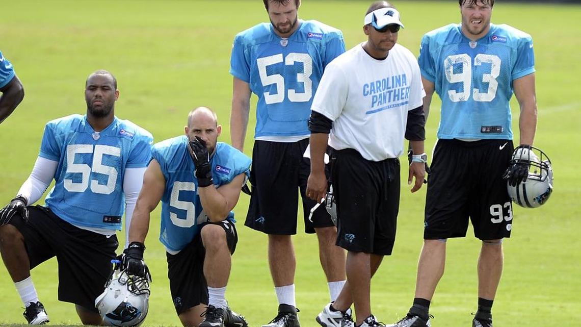 Carolina Panthers linebackers coach Al Holcomb has a talented group but not as easy a job as fans might expect.