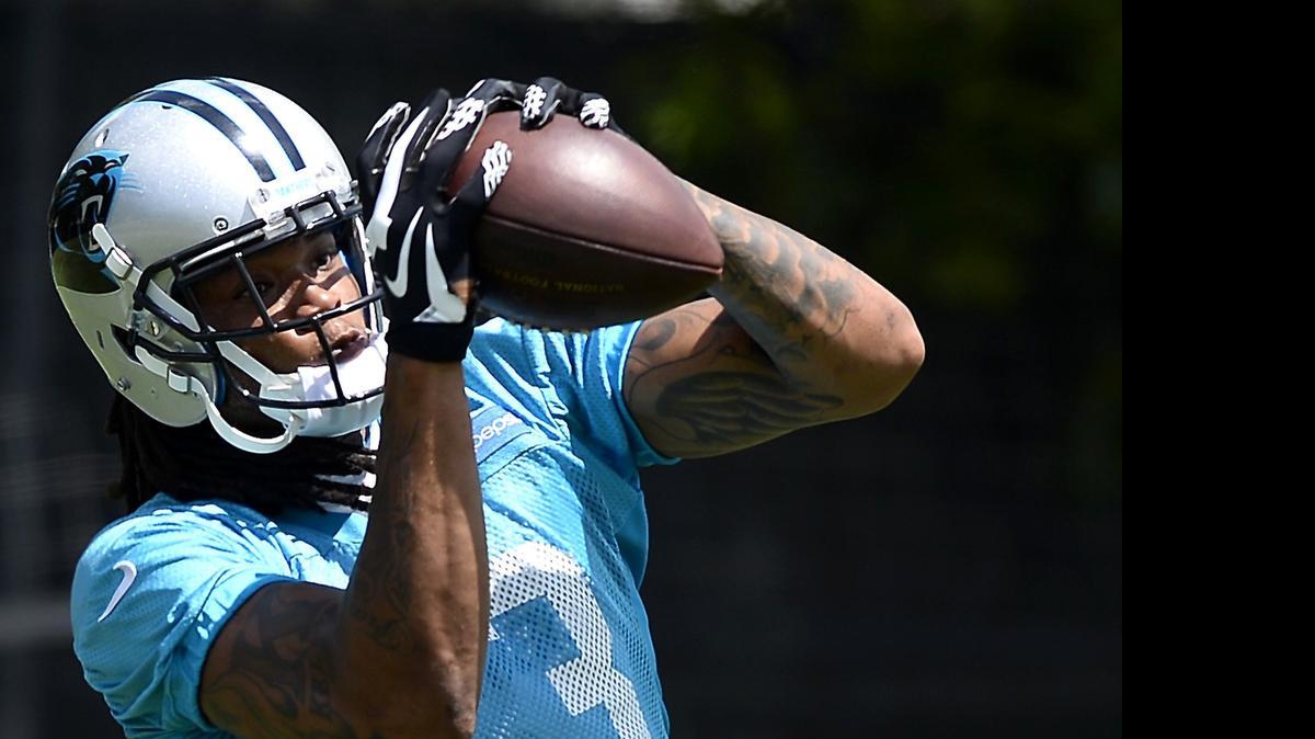 
A week after returning from one hamstring injury, second-year Panthers receiver Kelvin Benjamin has another hamstring injury that caused him to miss Wednesday’s minicamp practice
