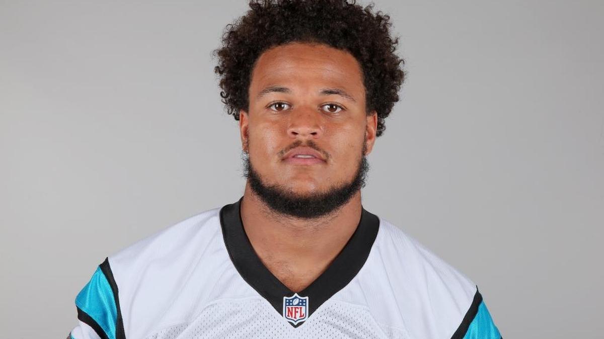 Wes Horton of the Carolina Panthers is back from a four-game suspension imposed by the NFL.