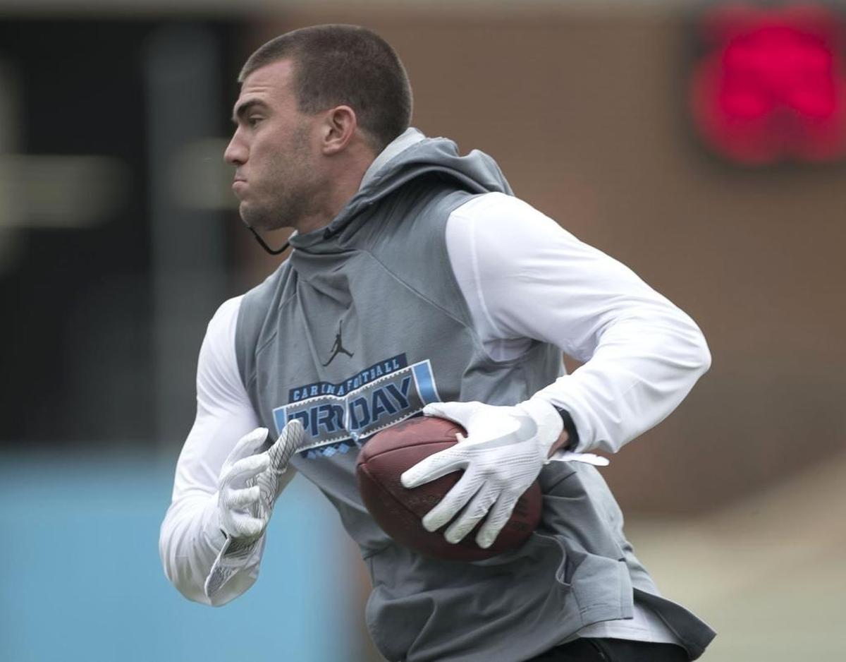 North Carolina wide receiver Austin Proehl’s pro day in Chapel Hill came under the watchful eye of pro scouts – and his father, former NFL player and assistant coach Ricky Proehl.