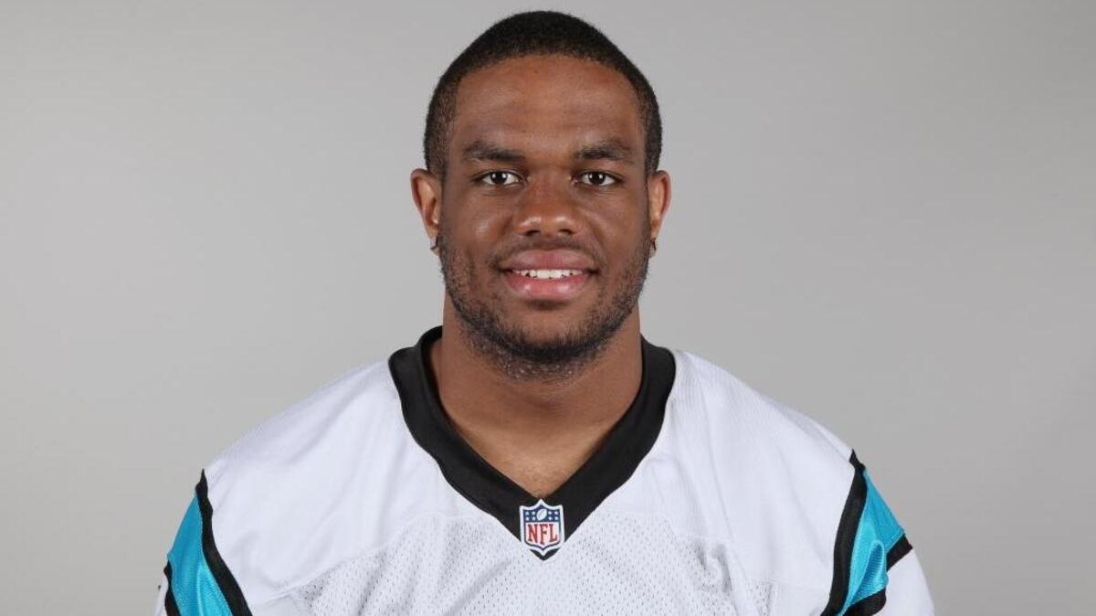 Carolina Panthers cornerback Lou Young received cheers from defensive teammates for his play at practice Monday.