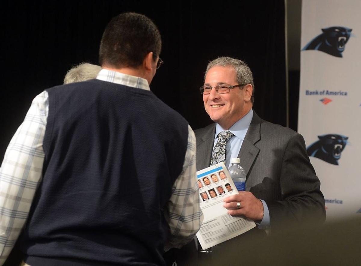 January 10, 2013: Gettleman, a longtime scout, gets his first GM job at the age of 61. Gettleman is essentially hand-picked by Panthers consultant Ernie Accorsi, who worked with Gettleman with the Giants.