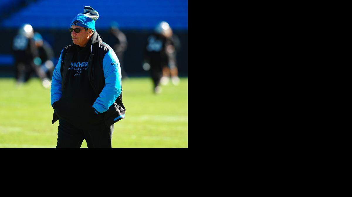 
Carolina Panthers general manager Dave Gettleman watches the team practice in January. One writer ranks Gettleman as the No. 9 NFL general manager.
