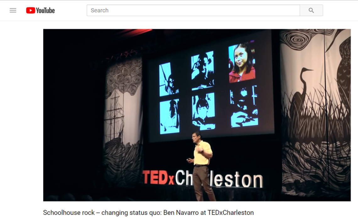 Charleston businessman Ben Navarro gives a Ted Talk in May 2014. According to sources, Navarro is putting together a bid to buy the Carolina Panthers.