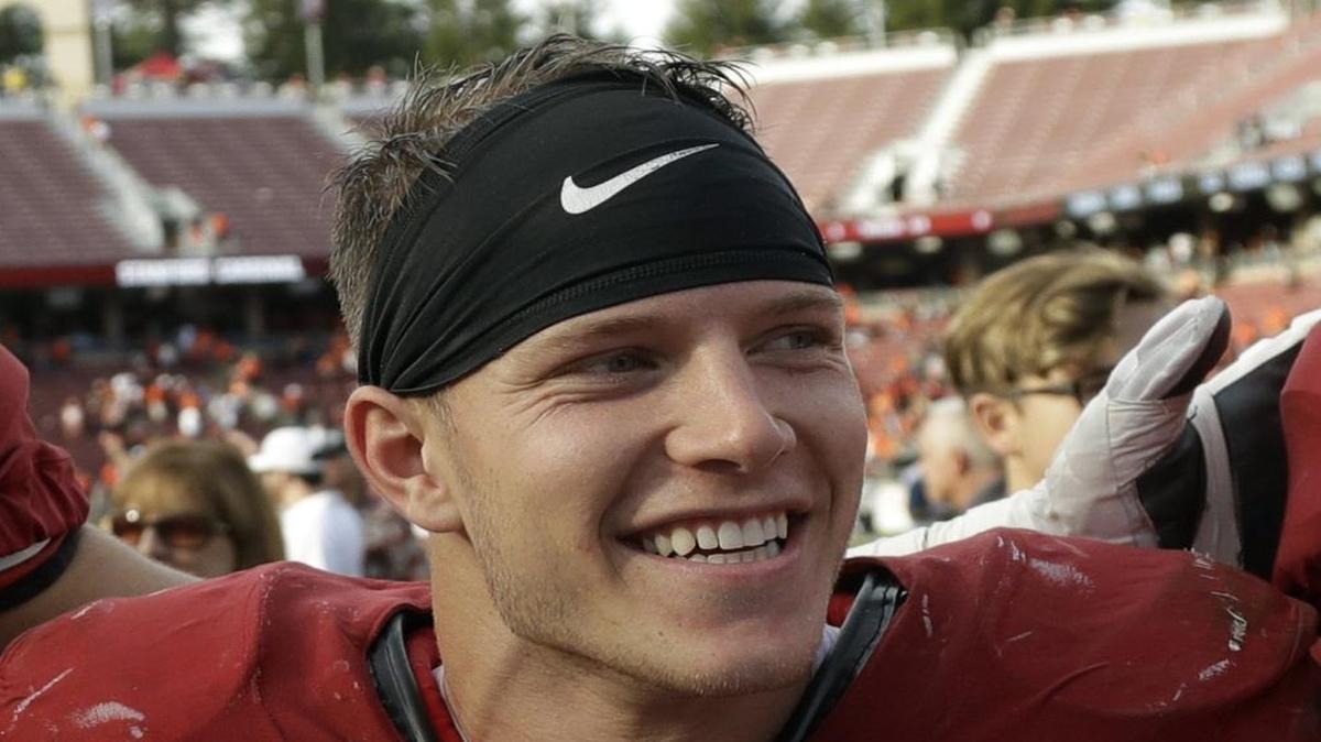 Stanford running back Christian McCaffrey had a pre-draft visit with the Carolina Panthers last week, a source told the Observer.