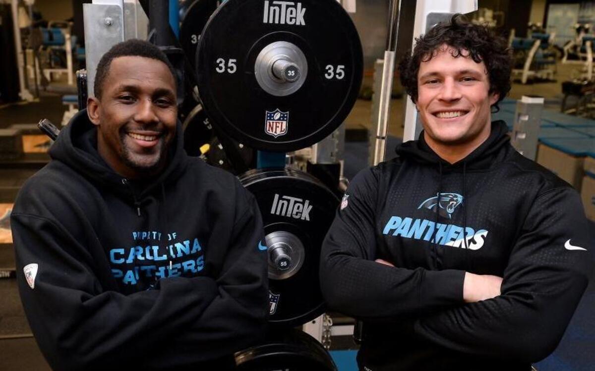 Pro Bowlers Thomas Davis, left, and Luke Kuechly return to lead the Carolina Panthers’ linebackers.