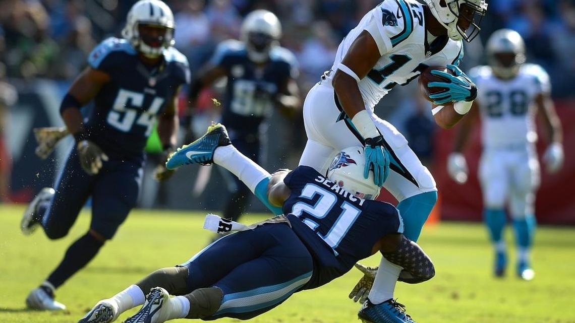 Carolina Panthers wide receiver Devin Funchess could get his first NFL start on Sunday, with Philly Brown doubtful with a shoulder injury.