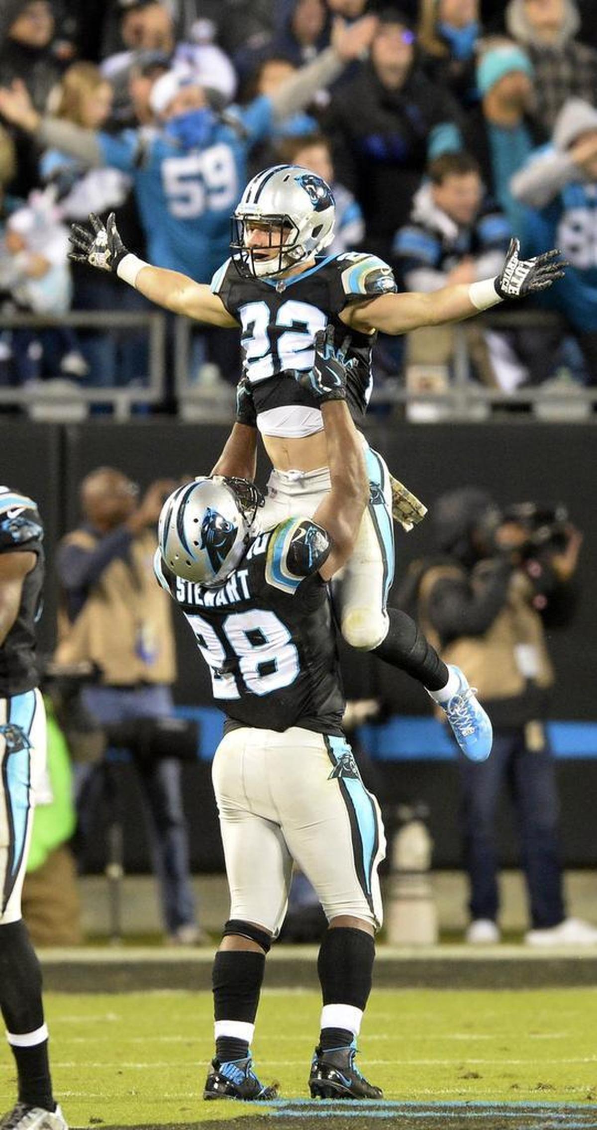 Carolina Panthers running back Christian McCaffrey (22) has changed the team’s offense by giving defenses another player they must always account for.