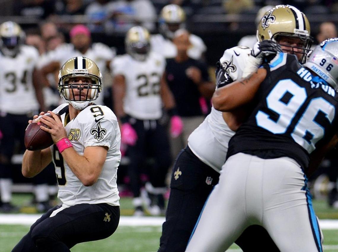 New Orleans Saints quarterback Drew Brees played the Panthers 29 times, going 18-11. His 18 wins is one more than Matt Ryan’s 17 against Carolina.