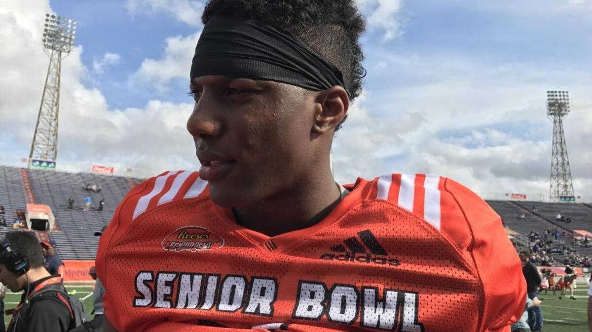 East Carolina receiver Zay Jones has handled his responsibilities well at the Senior Bowl.