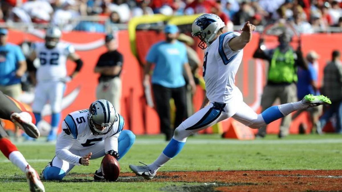 Head coach Ron Rivera said at the end of the season that the team would look to bring in competition for kicker Graham Gano (9) , but that doesn’t necessarily mean they will draft a kicker.