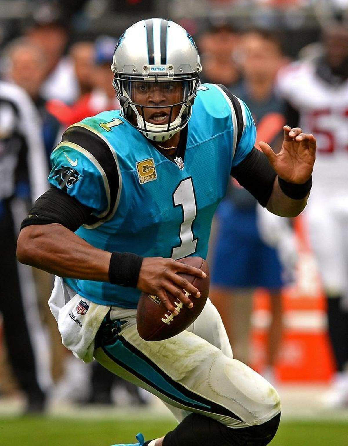 Carolina quarterback Cam Newton ’s rushing numbers have taken off in recent weeks as the Panthers’ traditional run game bogged down and Newton and the coaching staff became more comfortable with his progress from offseason shoulder surgery.