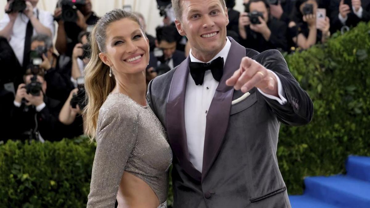 Gisele Bundchen, left, and Tom Brady attend The Metropolitan Museum of Art’s Costume Institute benefit gala May 1 in New York.