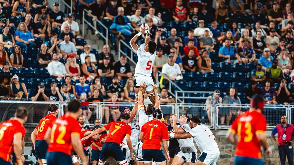 The No. 15-ranked U.S. men’s national rugby team took the pitch at American Legion Memorial Stadium and fell to No. 17-ranked Spain on Saturday, 31-24.