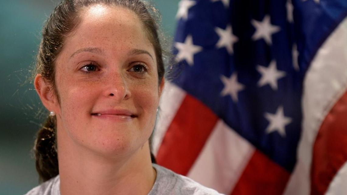 Cammile Adams of SwimMAC Carolina finished fourth in the final of the 200 butterfly at the Rio Olympics on Wednesday.